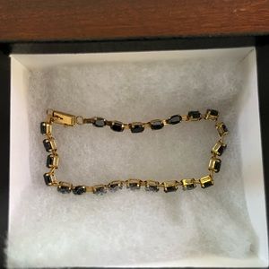 Dark Blue Sapphire Bracelet